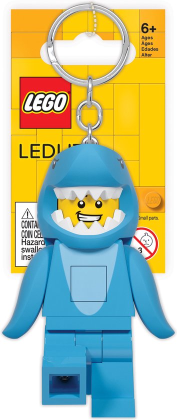 Porte-clés LED LEGO Homme en costume de requin
