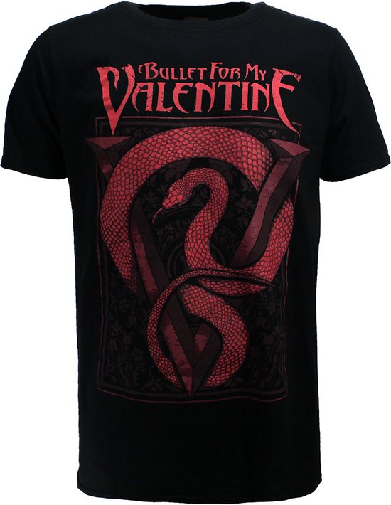 Bullet For My Valentine Red Snake T-Shirt - Officiële Merchandise