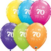 Qualatex - Ballonnen Happy Birthday 70 Jaar