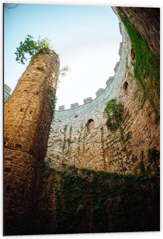 WallClassics - Dibond - Oud Monument - Istanbul - 60x90 cm Foto op Aluminium (Met Ophangsysteem)