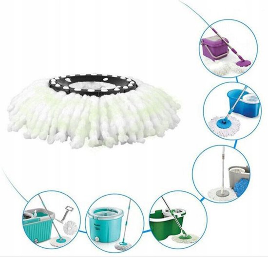 5 x De Vervanging Vileda Spinmop Roterende Dweildoeken