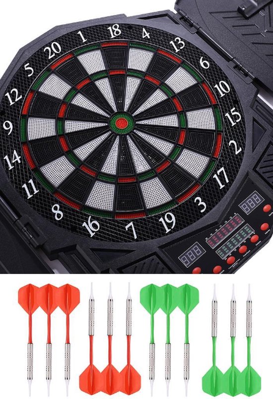 Garlando Equinox Elektronisch dartbord - Antares - Inclusief 6 darts