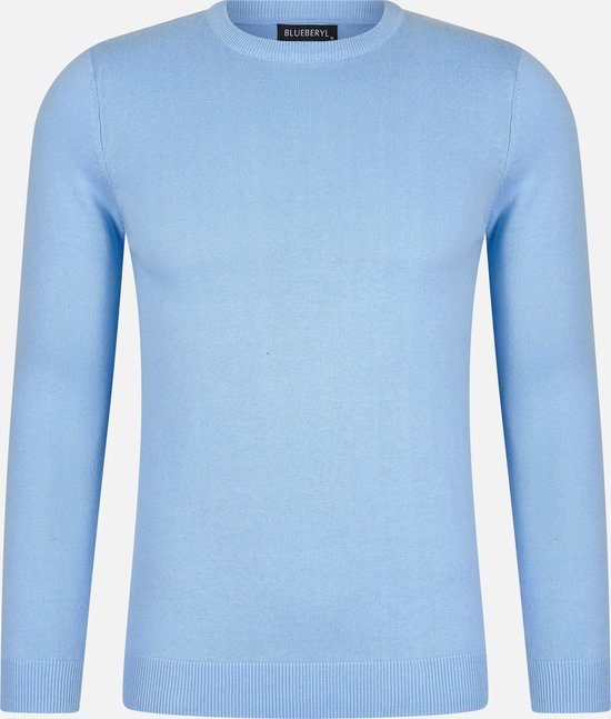 Blauwe Pullover Heren Fico