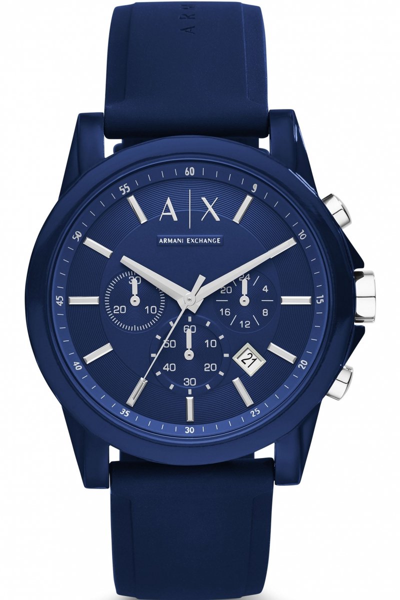 Armani Exchange AX1327 Herenhorloge 44 mm - Blauw