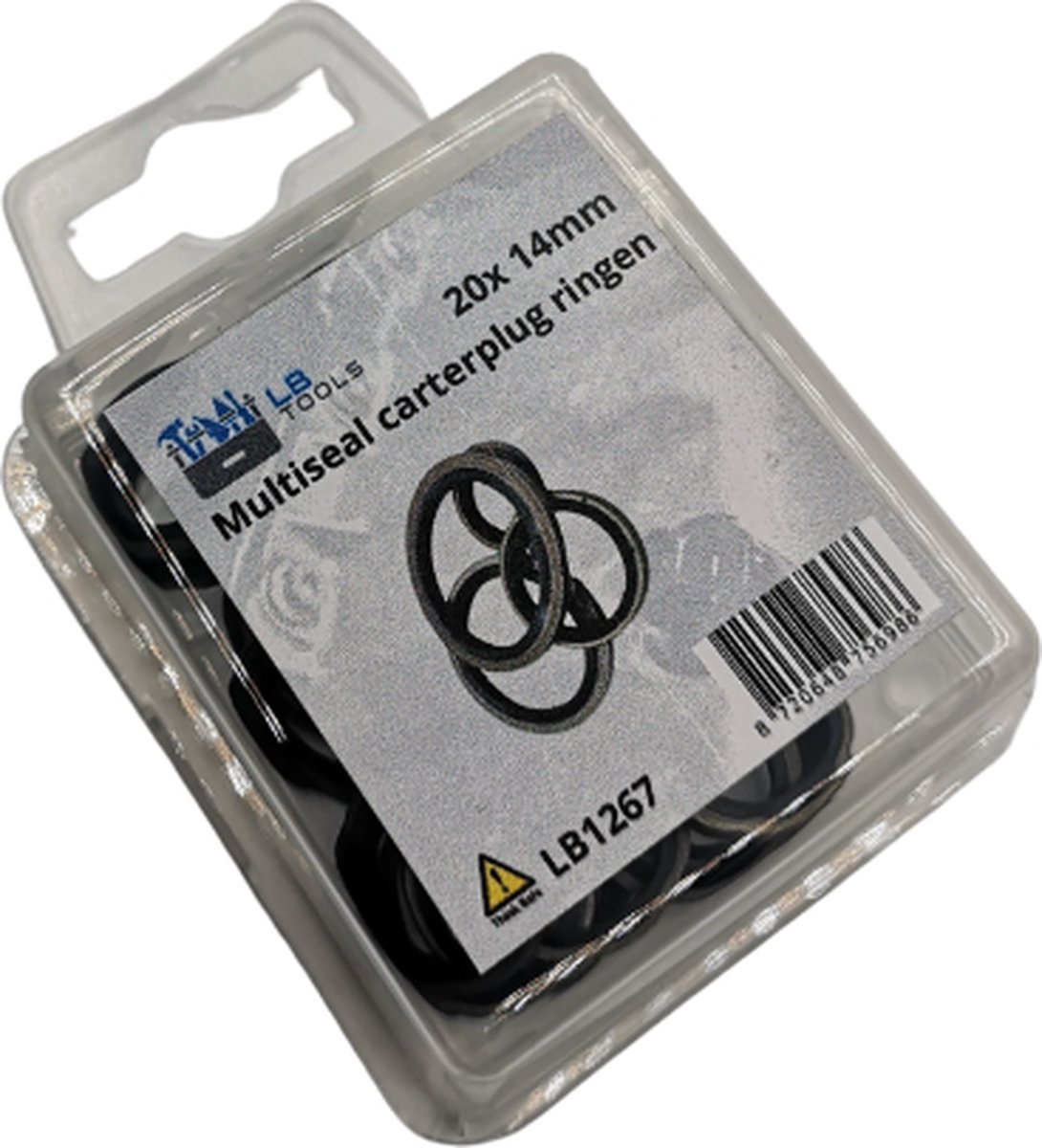 LB Tools Multiseal ringen / carterplugringen 14mm (20st)