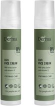 Derma Eco Man Hydrate - Gezichtscrème - 2x - Natuurlijk - Verzorgend - Intensief