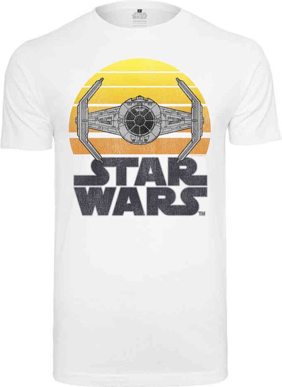 Disney Star Wars - Star Wars Sunset Heren T-shirt - XS - Wit