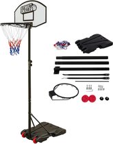 Basketbalpaal - Basketbalstandaard - Basketbal - Basketbalpaal Voor Buiten - Sporten - Hoogte Verstelbaar - Zwart - 179/213 CM