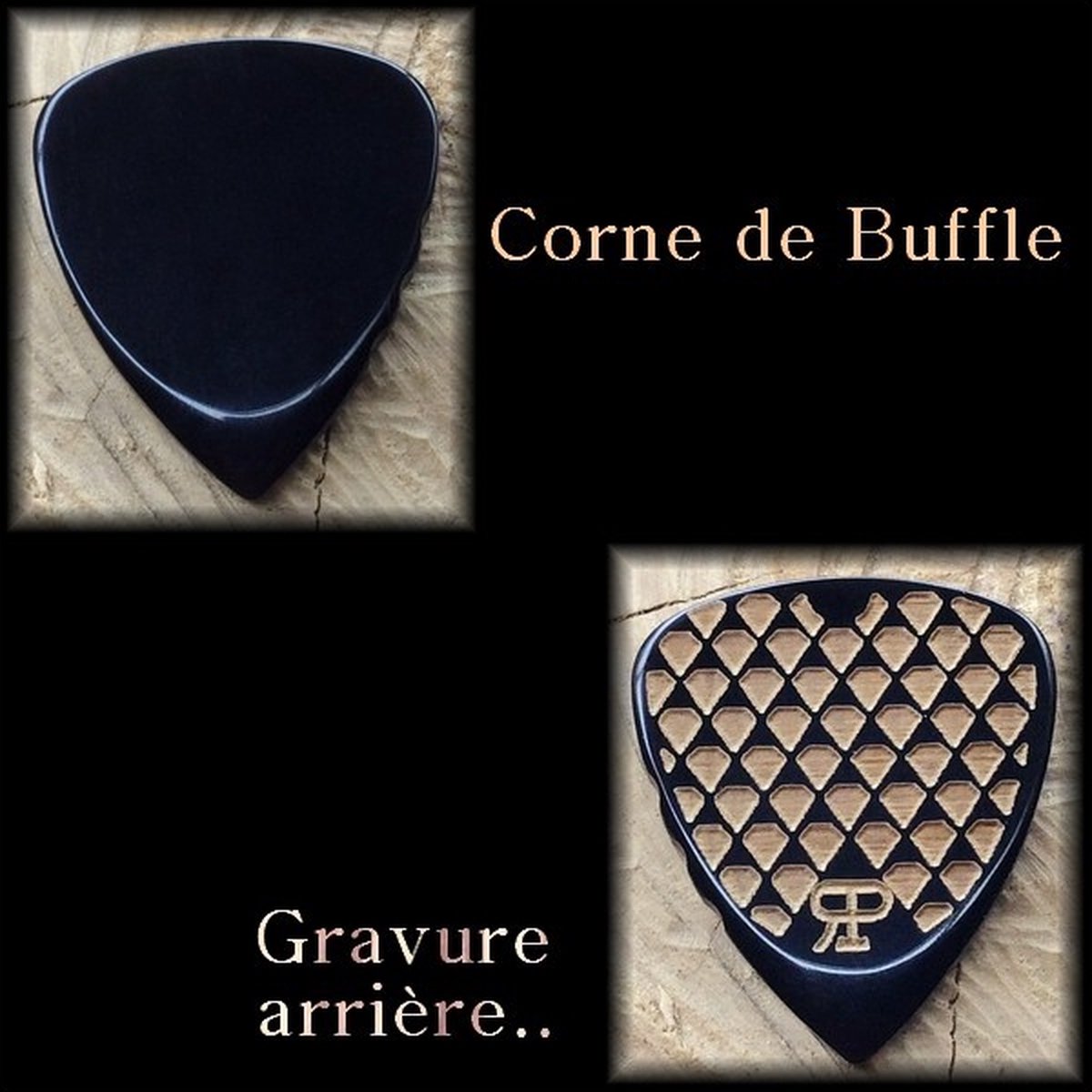 Riki Buffelhoorn plectrum 3.00 mm