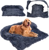 Edward&DeVries Hondendeken voor Bank– 100 cm - Hondenkleed Fluffy – Pluche Hondenbed - Hondenmand Premium - Volledig Afritsbaar