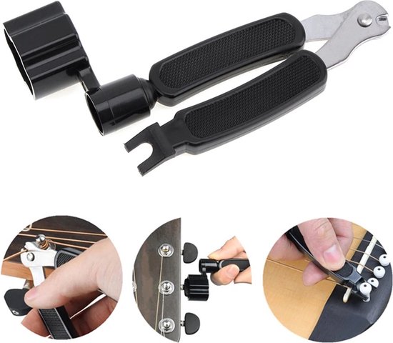 Extracteur De Chevilles De Guitare Acoustique - Outil Métal Pour Changer Les Cordes Facilement - Cadeau Guitariste