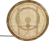 Migo Styling - Wandlamp - webbing blond - Muurlamp - Wandverlichting - Rotan - Dia 50 cm - incl 4 watt led lamp