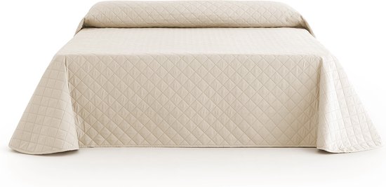 Foto: Belmarti bedsprei duo 200x270cm beige sprei dubbelzijdig 100 gerecycled polyester comfortabel en machinewasbaar premium belmarti kwaliteit