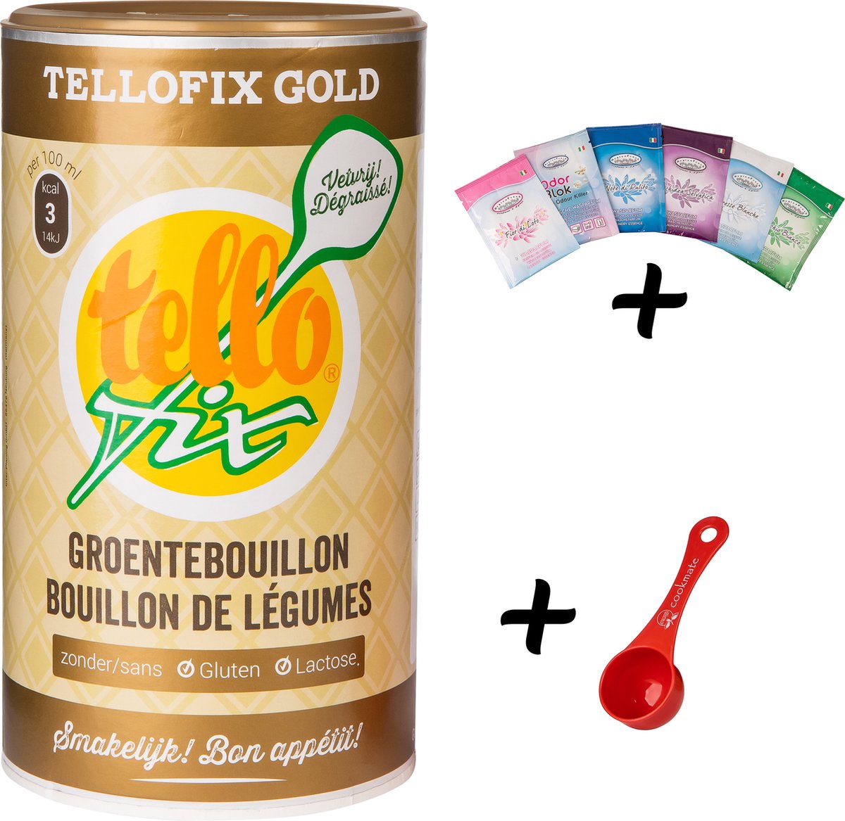Sublimix Tellofix Gold Groentebouillon Glutenvrij 900 gr PROMOPAK bol