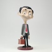 Mr Bean with Briefcase 20 cm figurine , beeldje Mr Bean met aktentas.
