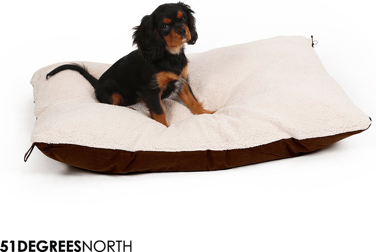 51DN - Sheep - Pillow - Beige/Brown - S: 80x60cm
