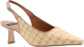 Angel Alarcon Peep Toe / Peep Heel Muiltje Beige 37