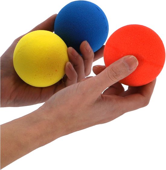 Melbourne meesteres Reageer Foam - Tennisballen - 3 stuks - Rood;Geel;Blauw | bol.com