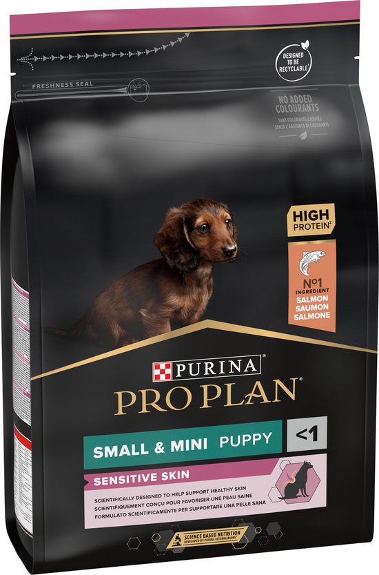 Pro Plan Dog Puppy Small & Mini Breed Sensitive Skin - Hondenvoer - Zalm 3 kg