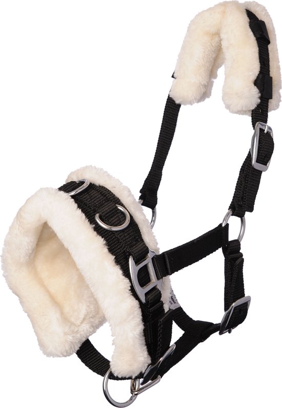 Testiera Regolabile In Nylon Showman Per Pony - 2 Strati, Colori Multipli (13797)