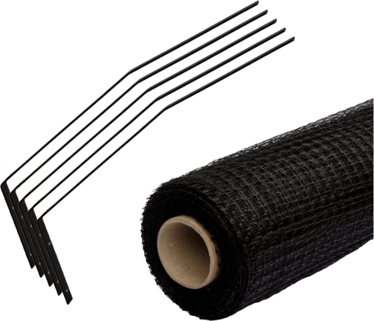Cathappy kattengaas - 40 m - Beugel Pakket - Plat