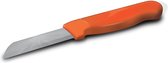 Solingen Schilmesje Robuust Handvat - RVS Glad - 16 cm met "Blade Cover" - Donker Oranje