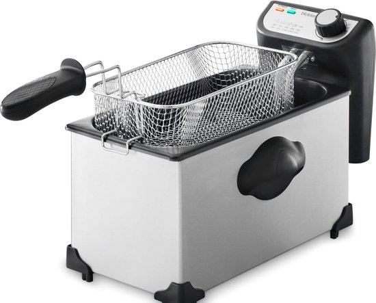 Blokker Frituurpan RVS 3 Liter Friteuse 2200W Bol