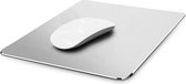 Mastersøn Aluminium Muismat - Zilver - Mouse pad - Anti Slip - Geschikt voor Apple Magic Mouse