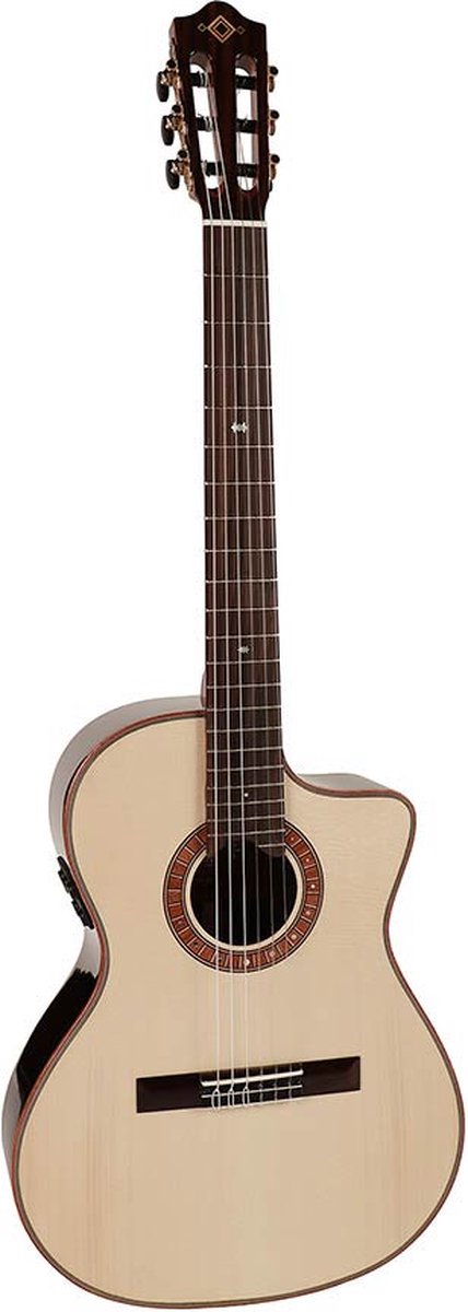 Klassieke gitaar 4/4 Martinez Crossover Series MP14 RW/STF Elektrisch-Akoestisch