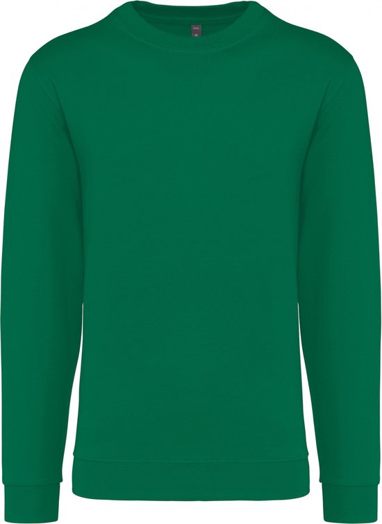 Sweater 'Crew Neck Sweatshirt' Kariban Collectie Basic+ maat XS Kelly Groen