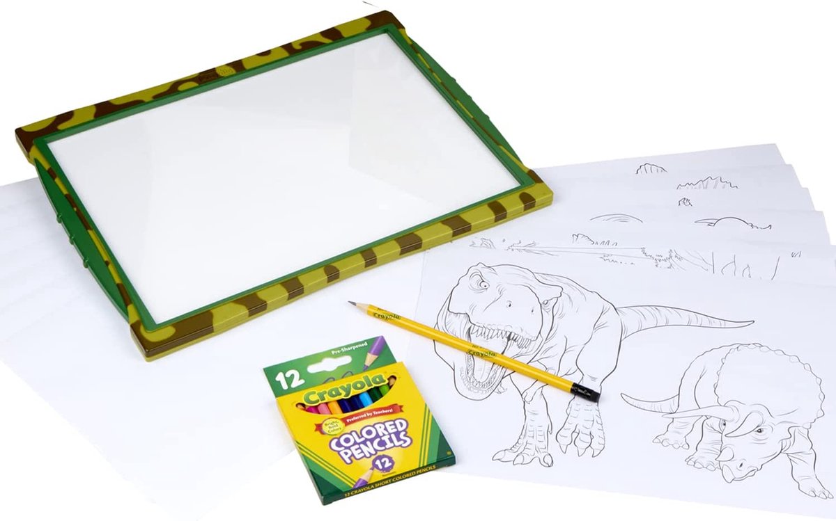 Crayola Light-Up Tracing Pad - Dinosaur Edition