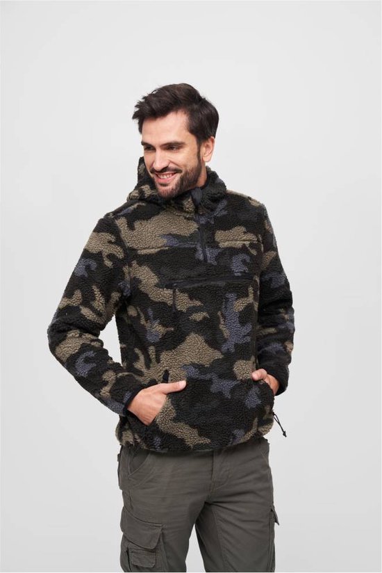 BRANDIT Teddy Worker Veste Homme / Dark Camo - M