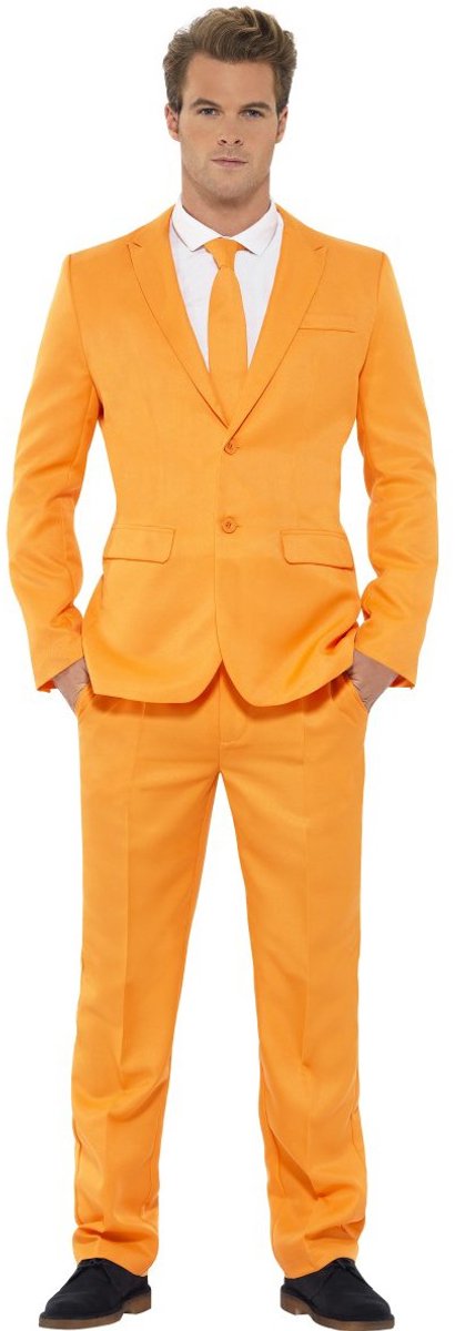 Neon Oranje Kostuum - Maat XL