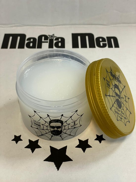 Mafia Men Fiber Haarwax - Spider Pomade (150 ml) Spinnen Web Effect - Professional Haar Wax