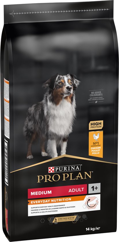 Pro Plan Medium Adult Everyay Nutrition - Honden Droogvoer - Kip - 14 kg |  bol.com