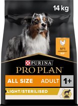 Pro Plan All Sizes Adult Light avec OPTIWEIGHT – Poulet – Nourriture pour chiens – 14 kg