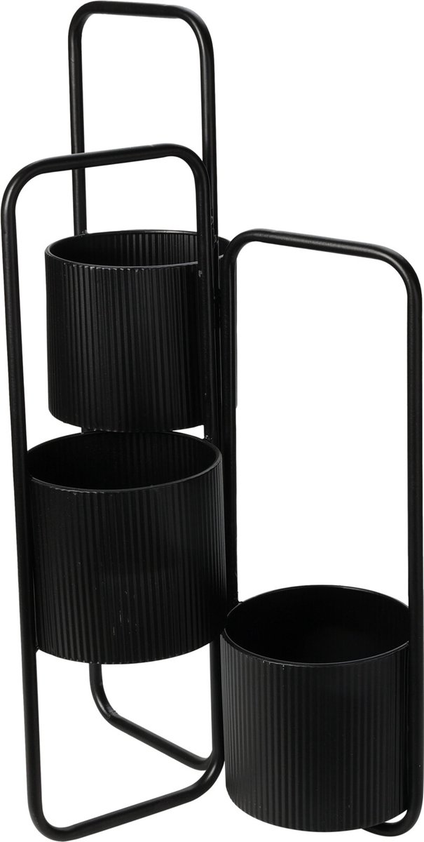 Home&Styling - plantenetagere- 57 cm- 3 bloempotten