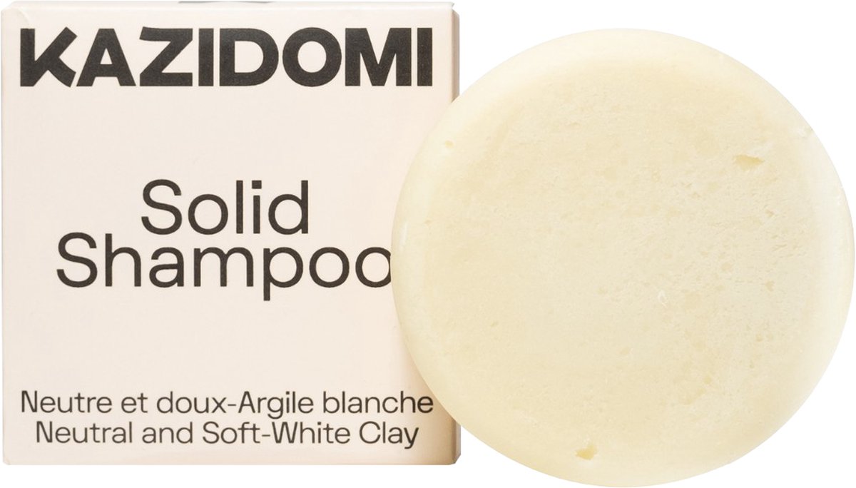 Kazidomi - Vaste Shampoo Nautraal & Zacht - Biologisch - Duurzaam