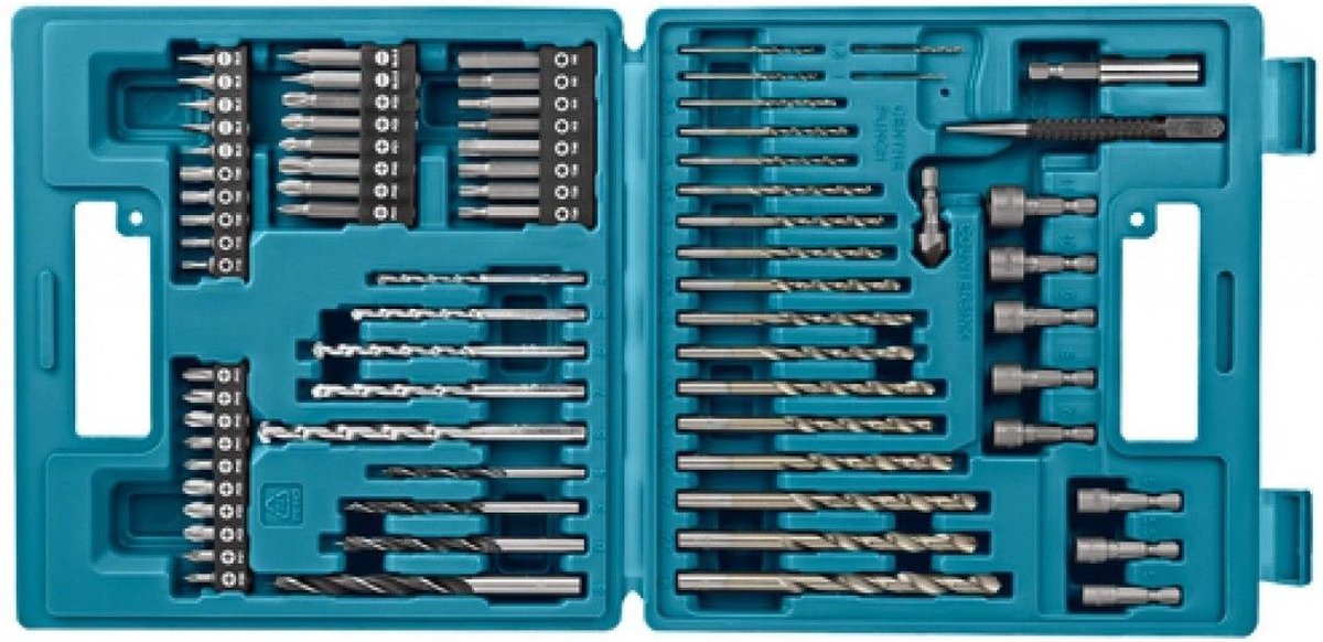 Makita 75 delig Boor-/Schroefbitset -B-49373 - Boor-/Schroefbitset Accessoires