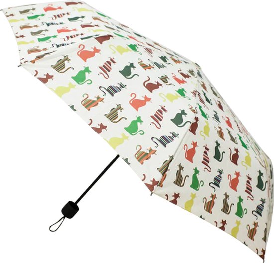 Paraplu knop - Opvouwbaar - Cheeky Cat - Katten - Kat