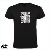 Klere-Zooi - Robot Teddy - Heren T-Shirt - 4XL