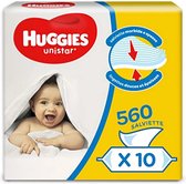 Bol.com Huggies Unistar babydoekje 560 stuks (10x 56st) aanbieding