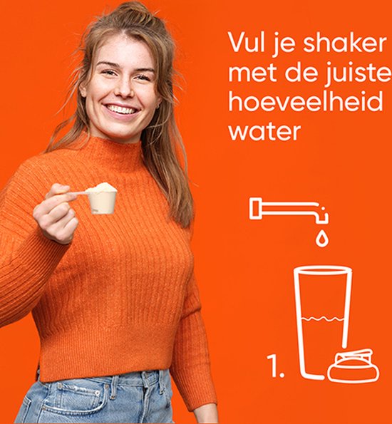 Orangefit Proteine Poeder - Vegan Proteine Shake - 750g (29 shakes) - Eiwitshake Chocolade - Lactosevrije Eiwitpoeder — afbeelding 3