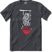 You Are What You Eat | Cooking - Koken - Bakken - T-Shirt - Unisex - Mouse Grey - Maat L
