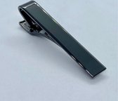 Dasspeld Zwart – Dasspeld Heren - 6 x 1 CM - Dasspelden - Stropdas clip - Zwartkleurig - Dasklem - Chique - Voor de stropdas