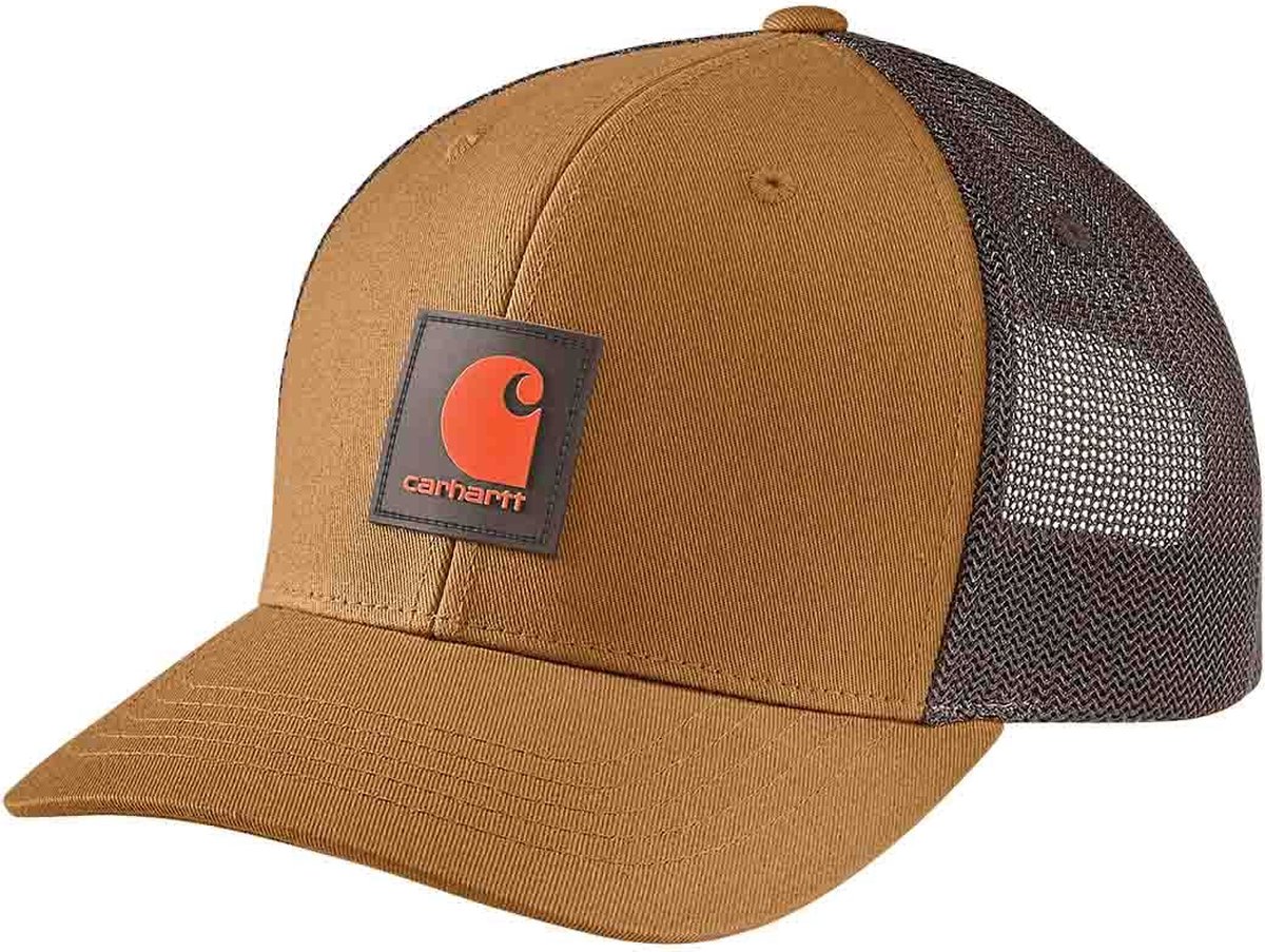 Carhartt Cap - Rugged Flex - Logo Patch - Pet - Twill Mesh - Carhartt Brown
