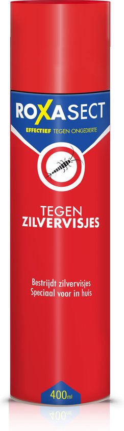 Roxasect Spray tegen Zilvervisjes - Ongediertebestrijding - Zilvervisjes Bestrijden - Insectenspray - 400ml