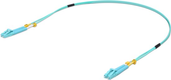 Ubiquiti Networks Unifi ODN 0,5 m Fibre câble 0 5 m OM3 LC Aqua-couleur