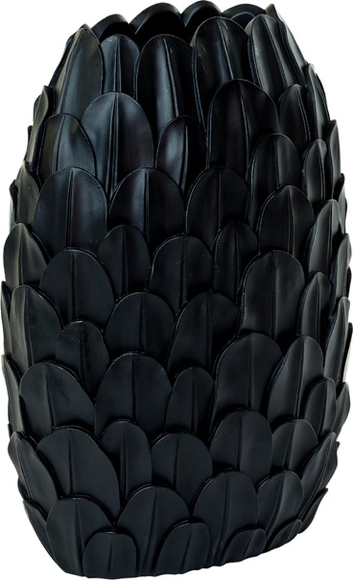 Light&living Vase déco 28,5x19x40 cm FEDER noir