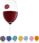 Vacu Vin Glass Marker Classic | Set van 8